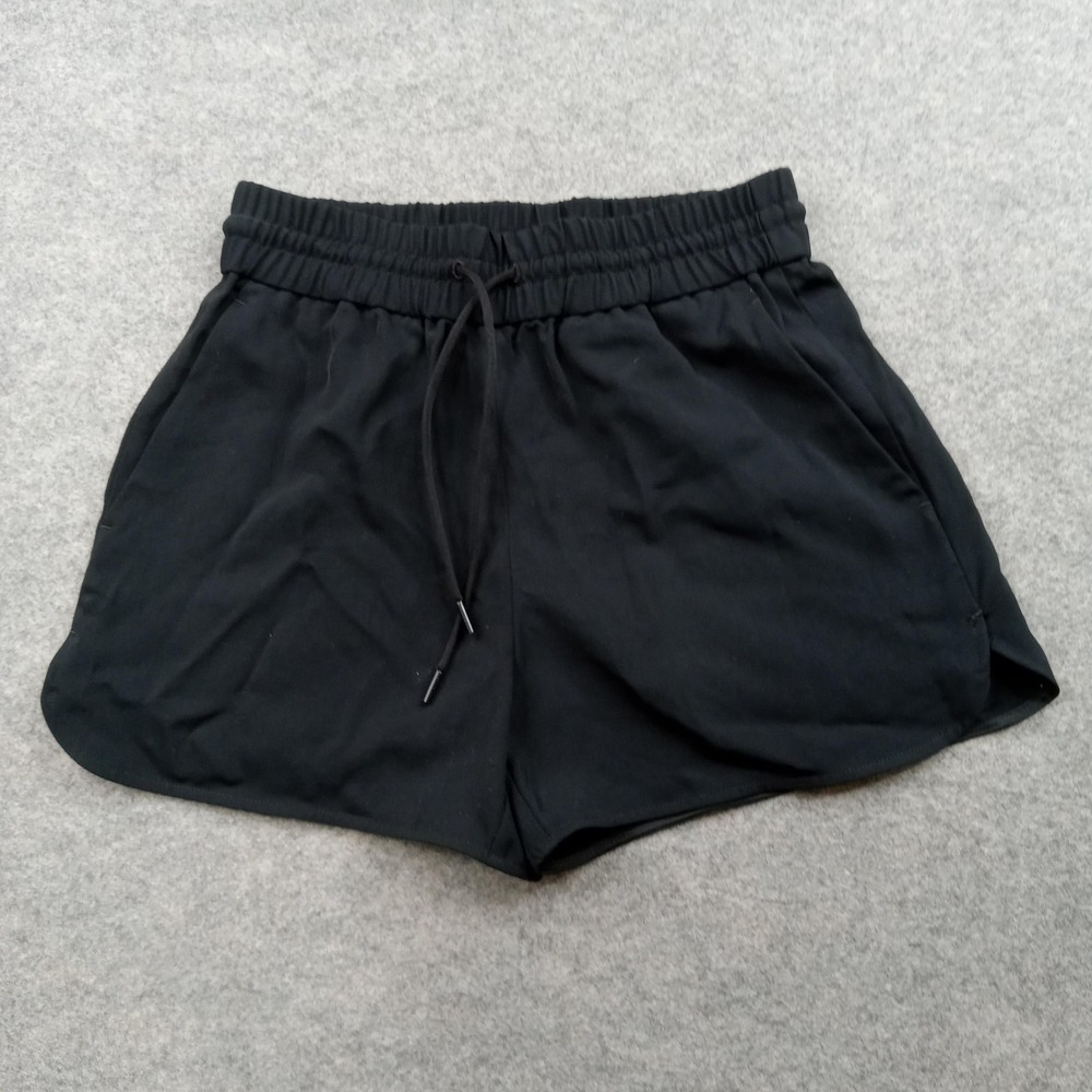 Everlane Shorts Womens XXS Black Elastic Waist Pull On Casual Dressy Triacetate